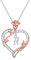 TINGN Buchstaben Halskette Damen, Silber Kette mit Buchstaben Kette mit Rosa Herz Anhänger für Damen Mädchen Intiale N Halskette Damen Buchstaben Kette Schmuck Damen Valentinstag Geschenke für Frauen