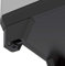 QJBSAVVA Putzschrank Spind Schrank Werkzeugschränke Garagenschrank - Niedriger Lagerschrank Stilo Grau und Schwarz 90 cm für Büro Küche Wohnzimmer Abstellraum