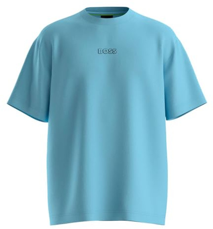 BOSS Men's T-Shirt, 455light/pastel Blue, S