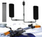 Inscrip Heizgriffe Motorrad Overgrips, 1 Paar 5V USB Handlebar Grips, Heizung Motorrad Fahrrad Griff, Elektrisch Sechsstufig Temperaturregelung Motorrad Heizgriff, Motorrad-Lenkerwärmer mit Schalter