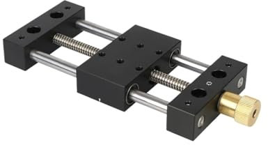 PMZZHUPVR Feinabstimmung der Linearbühne Manuelle Übersetzung Verschiebung X-Achse 40x70mm Schiebetischplattform(Without Base)