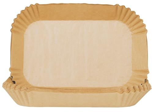 Satz mit 100 Friteuseneinsätzen aus Papier Frittierkorb KLAUSBERG (22x14cm)