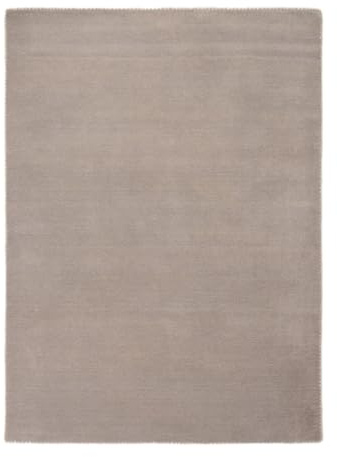 carpetfine handgefertigter Wollteppich Gabbeh Lola Hellgrau 200x290 cm Weich, Hochwertig, Zeitlos | Reine Schurwolle für Gemütlichkeit & Eleganz im Wohn- und Schlafzimmer