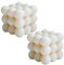 HUATEEN Duftkerzen in Würfelform & Bubble Design,2 PCS Handgefertigte Sojawachs-Kerzen Natürliche Aromatherapie Kerzen für Zuhause (Dekoration Aesthetic, Raumduft, Entspannung, Scented Candles)