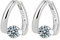 Damen Ohrringe Silber 925 Ohrstecker Silber Diamant Ohrringe Hypoallergen Vintage Damenschmuck Bekleidungs Accessoires Schmuck Geschenke für Frauen Mädchen