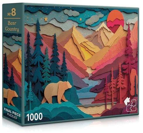 Bear Country (#8) – 1000 Piece Jigsaw Puzzle for Adults - Final Piece