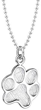 Elli Halskette Damen Pfote Anhänger Hund Tierliebhaber in 925 Sterling Silber
