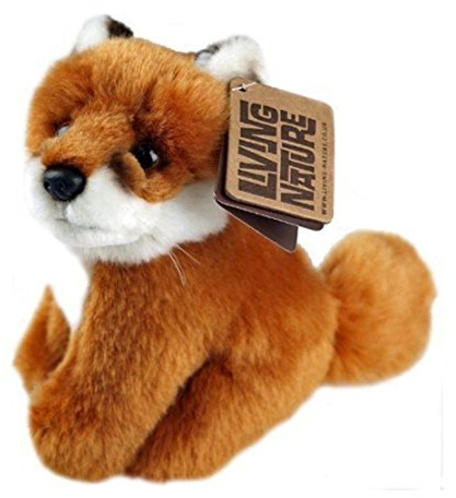Living Nature Kuscheltier - Fuchs (15 cm), Braun, Unbekannt