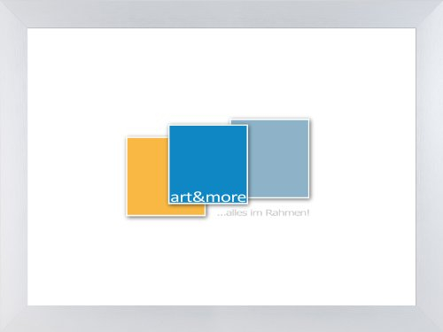 Bilderrahmen in Silber, Alurahmen für A1, Rahmen Aluminium für 59,4 x 84 cm – Antireflex