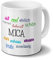 printplanet Tasse mit Namen Mica - Motiv Positive Eigenschaften - Namenstasse, Kaffeebecher, Mug, Becher, Kaffeetasse - Farbe Weiß