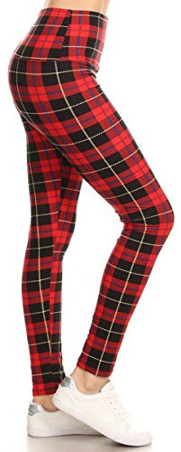Leggings Depot Leggings mit hoher Taille, kariert, Wilddruck, für Damen, kariert, Leopard, Schlangenhaut, gepunktet, Urlaub Plaid, Einheitsgröße Mehr