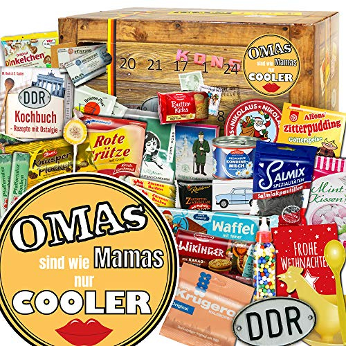 Omas sind wie Mamas nur cooler - Adventskalender Ostalgie - Adventskalender für Oma 2024 2025