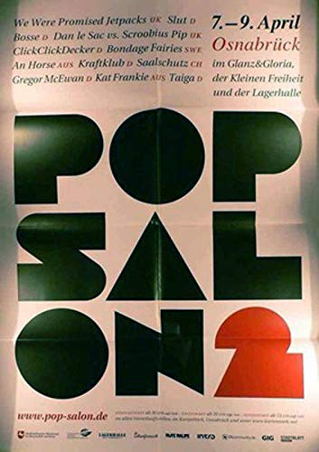 Pop Salon 2 - Osnabrück 2011 Konzert-Poster A1