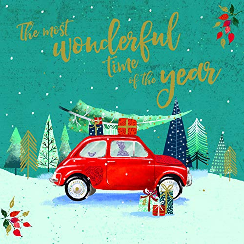 Pack of 6 Wonderful Time Charity Christmas Cards Supporting Multiple Charities