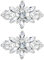 2 STÜCKE Metall Shiny Strass Hochzeit Schuhclips Kristall Party Shone Schnallen für Braut