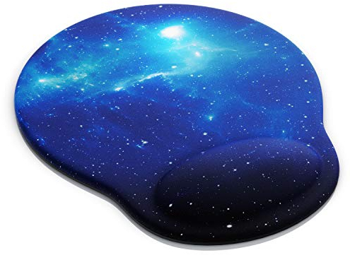Gel Mauspad ergonomische Handgelenkauflage - Office Komfort Mousepad - Handgelenkpolster Handauflage - Gelkissen Gelpolster - Maus und Tastatur - abwaschbar - für Computer Laptop Notebook