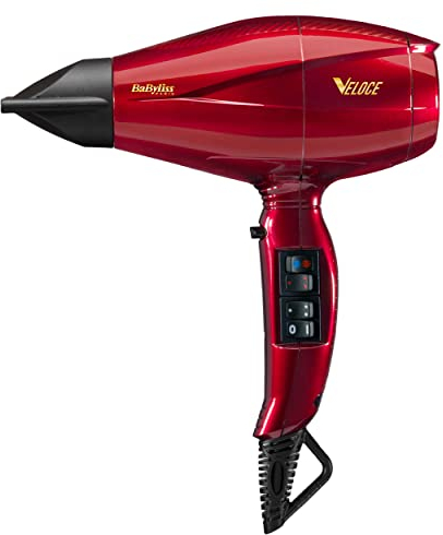 BaByliss 6750DE - Secador de pelo, color rojo