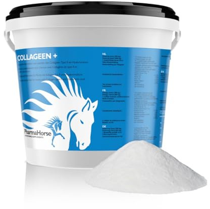 PharmaHorse Kollagen | ausgewogene Mischung | 100% dopingfrei | Humanqualität | 100% frei von Zuckerzusätzen | 500 Gramm