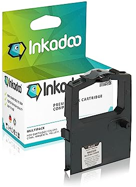 Inkadoo Farbband für OKI 09002309 Highprint 4010 ND 66 Highprint 4200 T 4000 Highprint 4100, Schwarz Tintenband, Schreibmaschinenband, Farbband Schreibmaschine