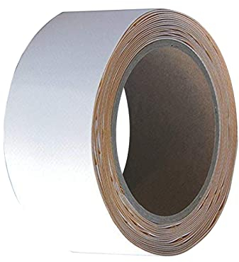 GDWD Planen Reparaturband, LKW Plane Reparatur Spezialband, Zelt Flicken 5CMx5M Klebeband Wasserdicht Selbstklebend, Abdichtband für LKW Abdeckplane, Regenfestes Tuch, Markise, Zelt (Weiß)
