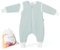 Mababu Ganzjahres Baby Schlafsack mit Füßen & abnehmbaren Ärmeln - 2.5 TOG - Bio-Baumwolle - Ganzjähriger Kinderschlafsack mit Füßen- umklappbare Bündchen - Herbst & Winterschlafsack – 70cm, Grün