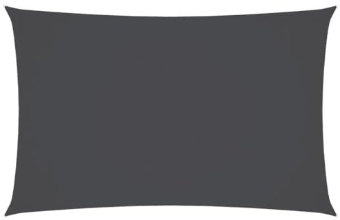 HIGSOSE Voile d'ombrage en Tissu Oxford Rectangulaire 3x6 m Anthracite Toile Ombrage Jardin Imperméable Résistant aux UV Parasol de Terrasse Plein Air Aire de Jeux Parasol de Patio Balcon