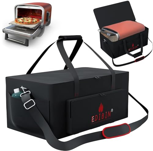 EDIBIN Pizzaofen-Tragetasche für Ninja Woodfire 8-in-1 Outdoor-Backofen, Woodfire Pizzaofen, passend für Ninja OO101 Woodfire Pizzaofen, wasserabweisende Tragetasche für Ninja-Holzfeuer-Ofen