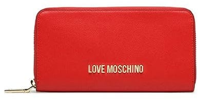 MOSCHINO Portafoglio donna Love zip around rosso A24MO31 JC5700 ROSSO