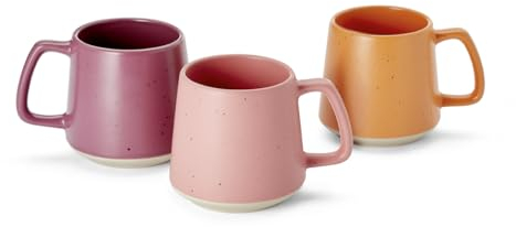 Cha Cult teemando® Becher Nita Keramik, matt, 3-fach sortiert 0,35 l H 8,8 cm, Ø 7,2 cm