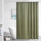 Furlinic, Tenda da doccia anti muffa, in tessuto di poliestere, impermeabile, tenda da doccia in tessuto lavabile, per vasca o bagno, con 12 ganci per tenda, colore verde salvia, dimensioni 180 x 200