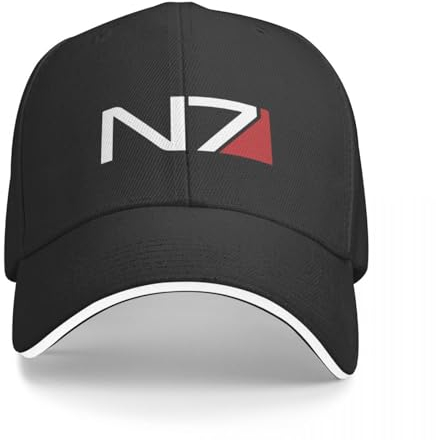 QFLLQLFF Basecap Mass Effect N7 Cap Baseball Cap Trucker Hats Baseball Cap Damen Hüte Herren