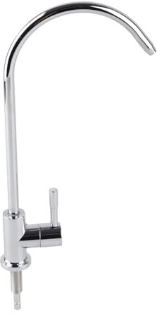 Genérico Grifo del baño,Grifo de Agua Potable, Grifo de Cocina de aleación de Zinc 1/4 para Filtro de Agua Potable, Elegante diseño de Cuello de Ganso para Cocina casera