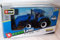 Bburago New Holland T7 315 Tractor With Front Loader 2018 Blue Vehicle 1:32 scale diecast model
