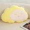 Ueiwffzo Kissen Kinder Wolke Kuschelkissen - Flauschiges Kuschelkissen mit schön Ausdruck - Handgenäht Kinder Kuschelkissen - Deko Kissen Kinderzimmer - Kuschelkissen (Gelb,80cm)