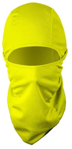 OcioDual Sturmhaube 6 in 1, Fluoreszierendes Gelb Mütze Herren, Gesichtsmaske Airsoft, Wintermütze Herren, Schlauchschal, Halstuch Herren, Maske Winter Sturmhaube Motorrad, Fahrrad, Ski, Durag