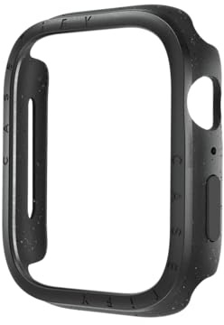 CASETiFY Impact Watch Case [Brushed Aluminium Bezel] Compatible with Apple Watch Series 10-42mm - Black