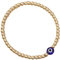 WRITWAA Bracelet Oeil Du Diable Bijoux Pour Femmes Bracelets Mauvais Oeil or Bracelet Mauvais Oeil Bracelets De Cheville Larme Collier Mauvais Oeil Cerceaux Étalon Œil Perles De Cuivre