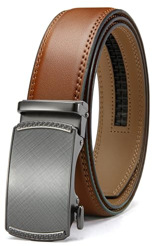 CHAOREN Gürtel Herren, Automatik Ledergürtel Herren 35mm ohne Löcher
