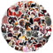 110 Pcs House of The Dragon Stickers for Laptop, Cool Decals for Teens Kids Boys Skateboard Phone