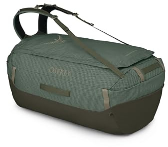 Osprey Transporter Travel Duffel Bag, Pine Leaf/Earl Grey, 120l