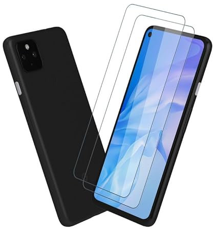 Devgoed [2 Stück] für Folie Google Pixel 4a Panzerglas, Splitterfest Displayschutz Google Pixel 4a Schutzfolie, Super Langlebig Einfache Installation Handyfolie Displayfolie