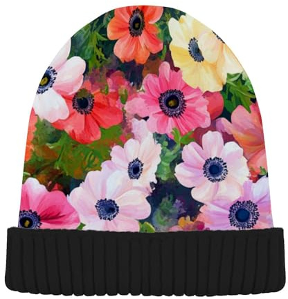 voucong Israele Ciclamino Persicum Bellezza Fiore Teschio Caps per le Donne Caldo per Sport All'aria Aperta