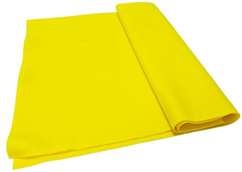 Jtnohx Gelber Filz Filzstoff zum Basteln Stoffbahnen Filz Meterware | 91x135CM Weiche Filzplatten für Kunst und Nähprojekte 1.4mm dick Flexibel