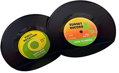 Plastik -Buchenden, Vintage -Rekordformbuchungen, 2PCS -Retro -Buchhalter, Hochleistungen für Büro und Zuhause