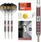 Target Darts Stephen Bunting 95K Dart-Set mit Swiss Point-Steelpoints, 23 g | K-Flex-Flights und -Schäfte, The Bullet“ Player-Edition-Darts aus 95% Wolfram, Goldfarbene DX-Ersatzpoints