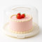 Meown Cake Box 30cm Round– Secure Clip Lock Lid and Flip Base, Durable Plastic Carrier for Cakes, Pies, Cupcakes, Stackable, Portable, BPA-Free Food Safe Storage – (1, WHITE ROUND)
