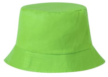 BLUECHOLON Sombrero de Pescador de Algodón, Gorro Bob Adulto Ligero y Transpirable. (FR/ES, Números, 59, Verde Claro)