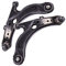 BESTPRICE 2x Querlenker Vorderachse vorne unten links & rechts mit Lagerbuchse und Traggelenk Kompatibel mit A udi A3 (8L1), SEAT LEON (1M1), TOLEDO II (1M2), SKODA OCTAVIA 1 (1U2), OCTAVIA 1 Kombi (1