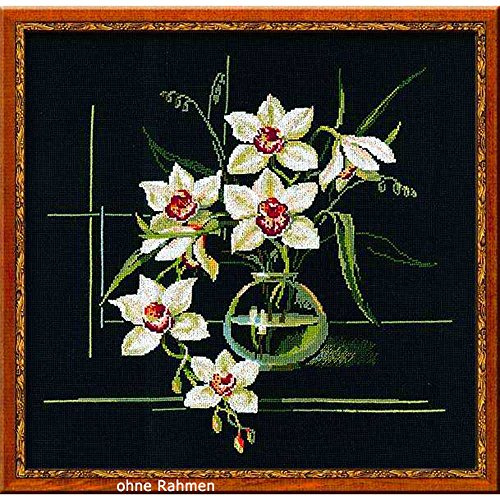 Riolis Kreuzstich-Set Weiße Orchidee, Zählmuster