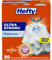 Hefty Ultra Strong Trash Bags (Scent Free, Tall Kitchen Drawstring, 13 Gallon, 80 Count) Fits All Simplehuman Size J Cans